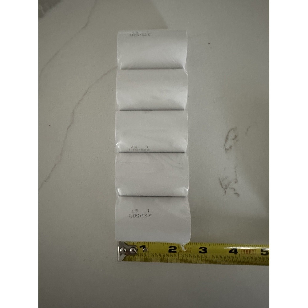 2 1/4 x 50‎  Thermal Paper 5 Rolls Credit Card & Cash Register POS Receipt Paper